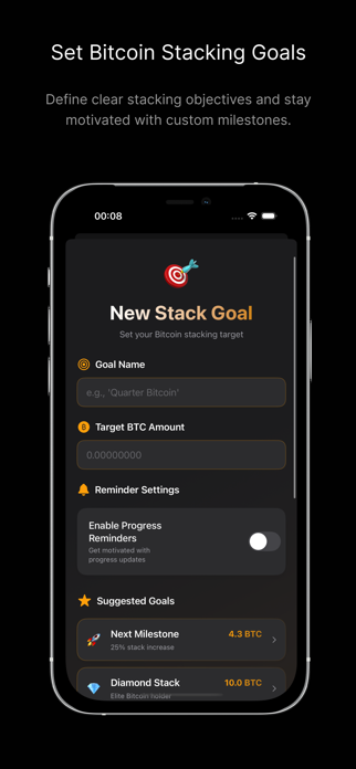 Bitcoin Stack Tracker Screenshot 4 of 7