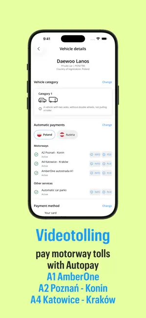 Autopay. Vignettes, motorway iPhone screenshot 4