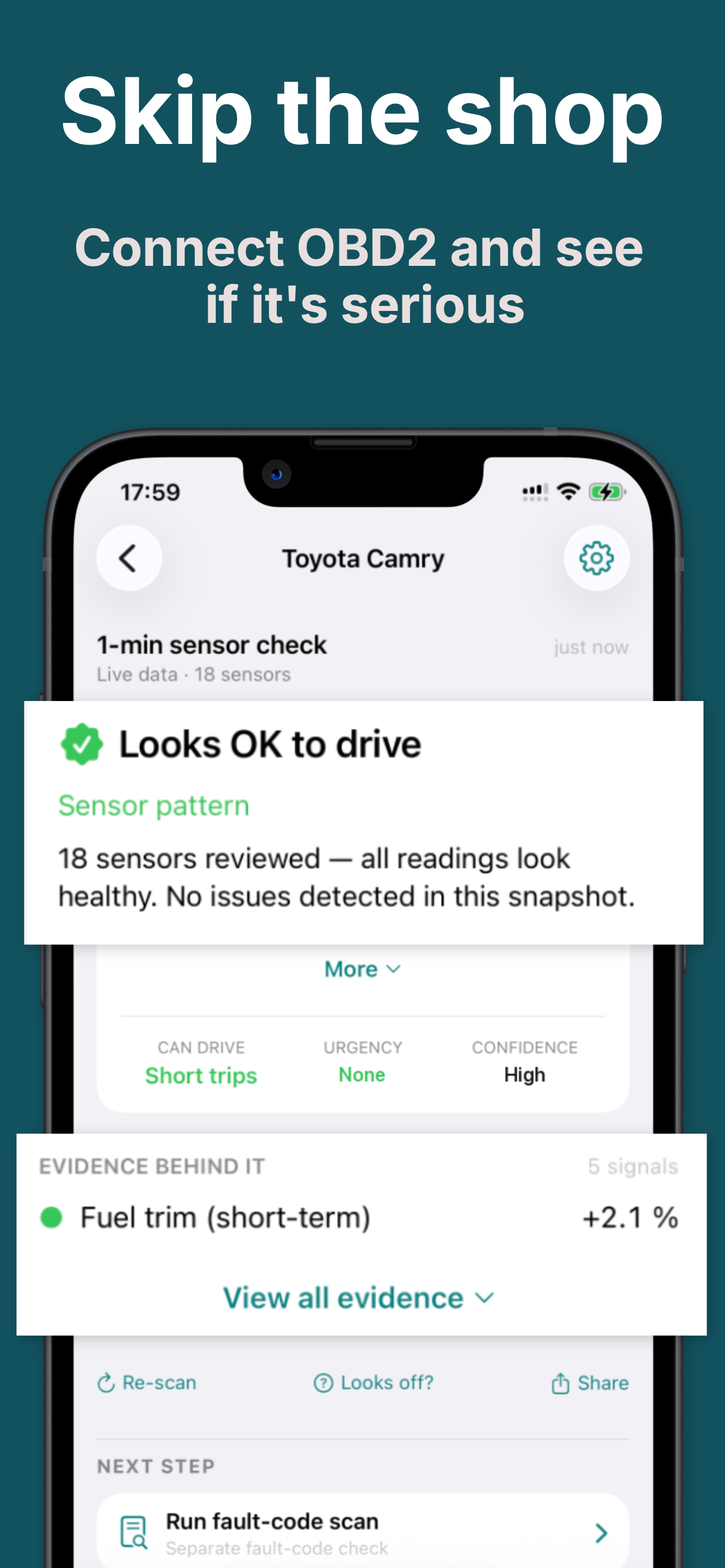 OBD2 Car Scanner ELM327: Cavox screenshot 3