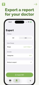 Food Diary & Journal: logfd screenshot