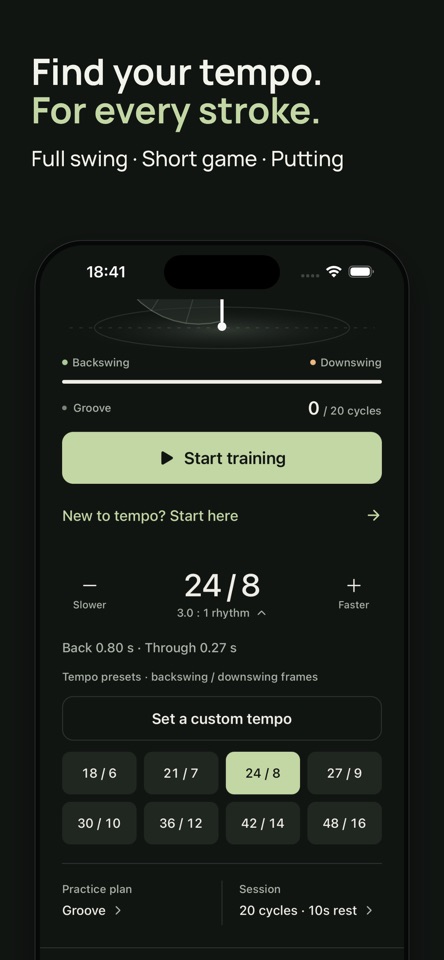Golf Metronome screenshot 3