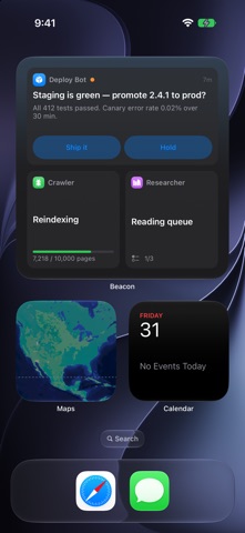 Beacon: Agent Status Screenshot 1 of 8