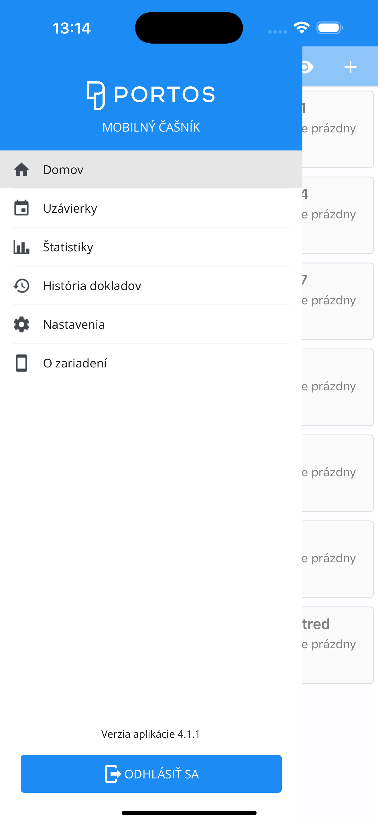 PORTOS Mobilný čašník