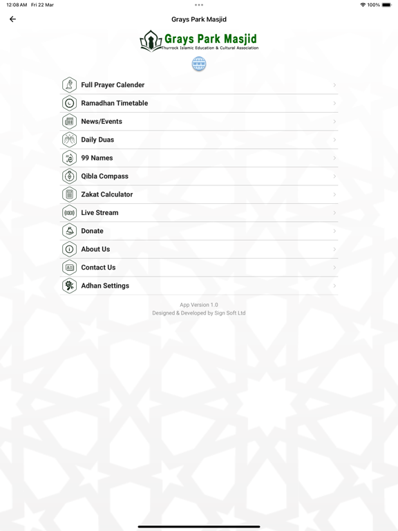 Screenshot #5 pour Grays Park Masjid
