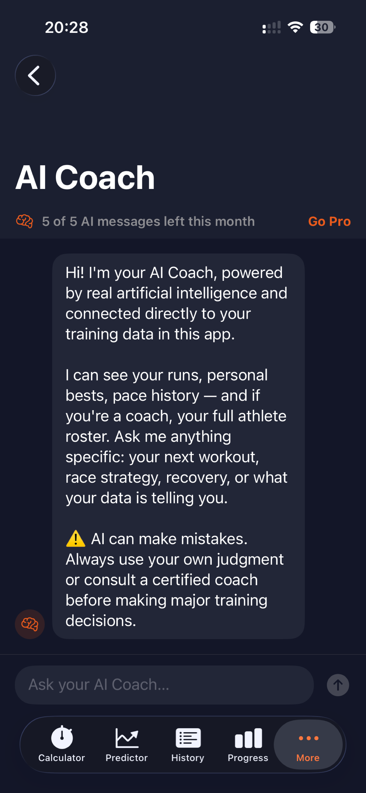 PMPRunCal screenshot 6