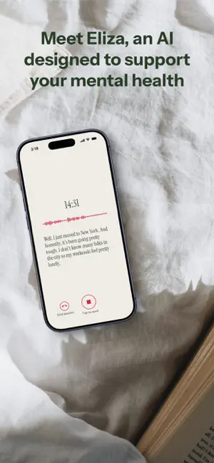 Eliza: AI for mental health screenshot 1