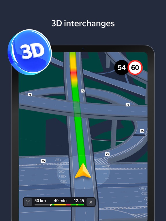 Screenshot #4 pour Yandex Navi – navigation, maps