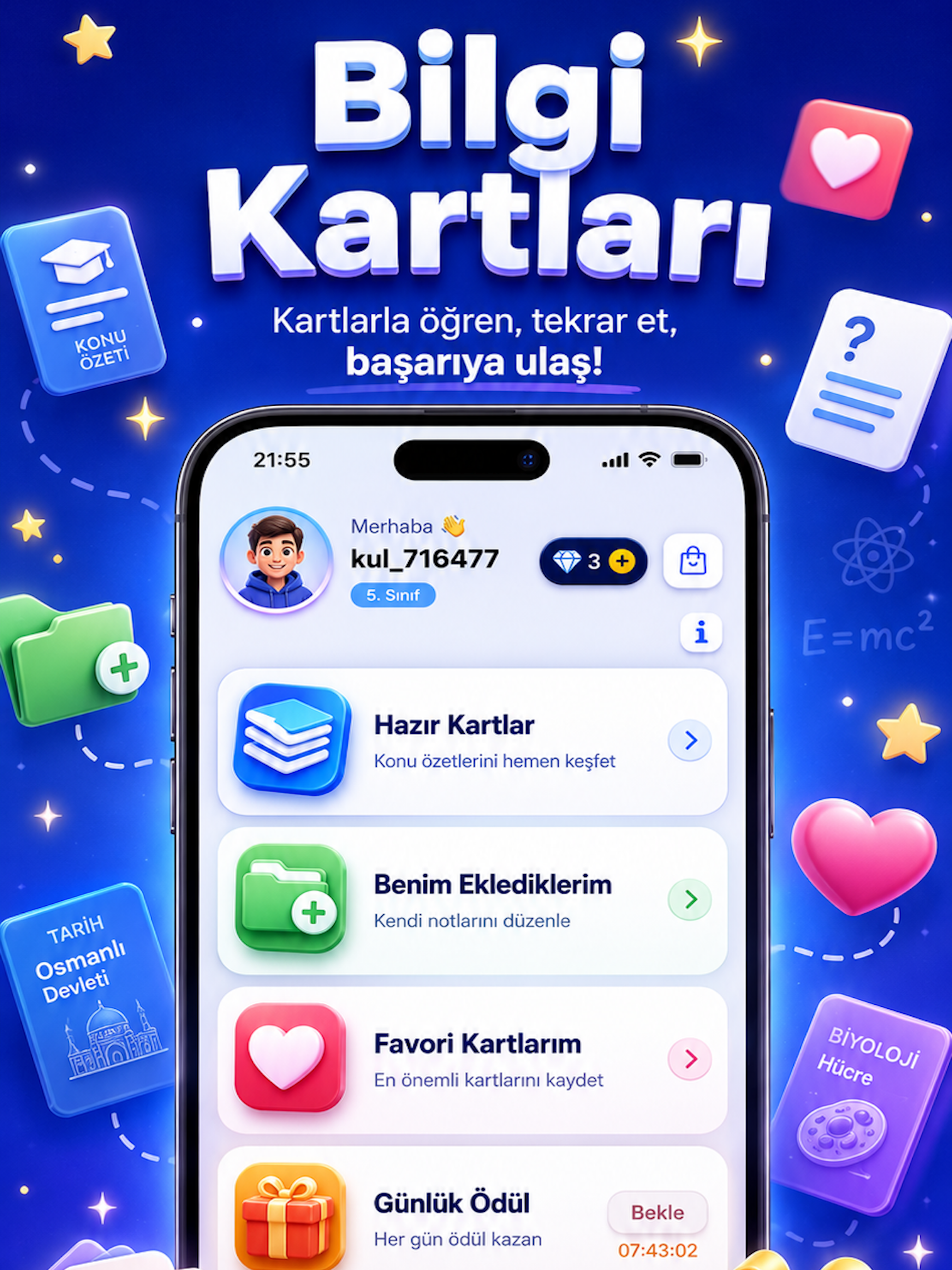 Bilgi Kartları: LGS, TYT, KPSS screenshot 6