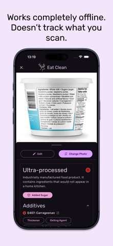 Eat Clean: UPF detector Screenshot 4 of 4
