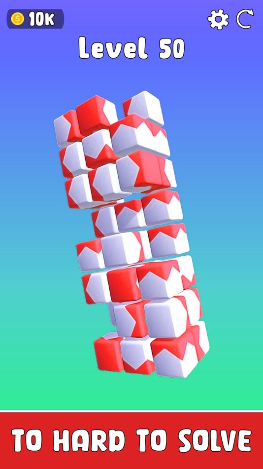 #2. Tap Blocks 3D Puzzle Games (iOS) 由: Huda Majeed