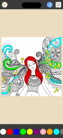 Rainbow Unicorn Coloring Game screenshot