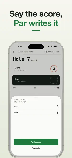 Par: Golf Scorecard, Disc Golf screenshot 2