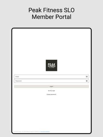 Peak Fitness SLO iPad screenshot