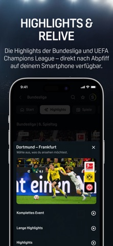 DAZN Sport Live Stream App Store preview screenshot 4