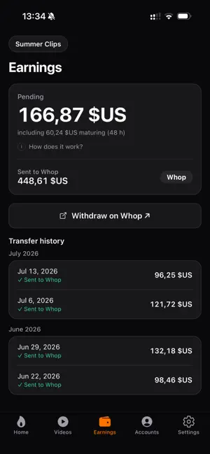 Revclip: Post & Earn screenshot 3