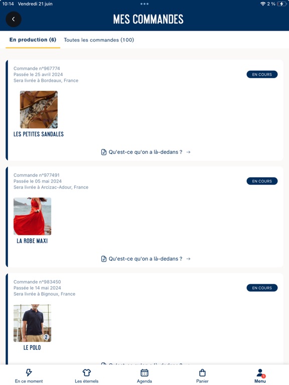 Asphalte iPad screenshot 6 - Shopping app