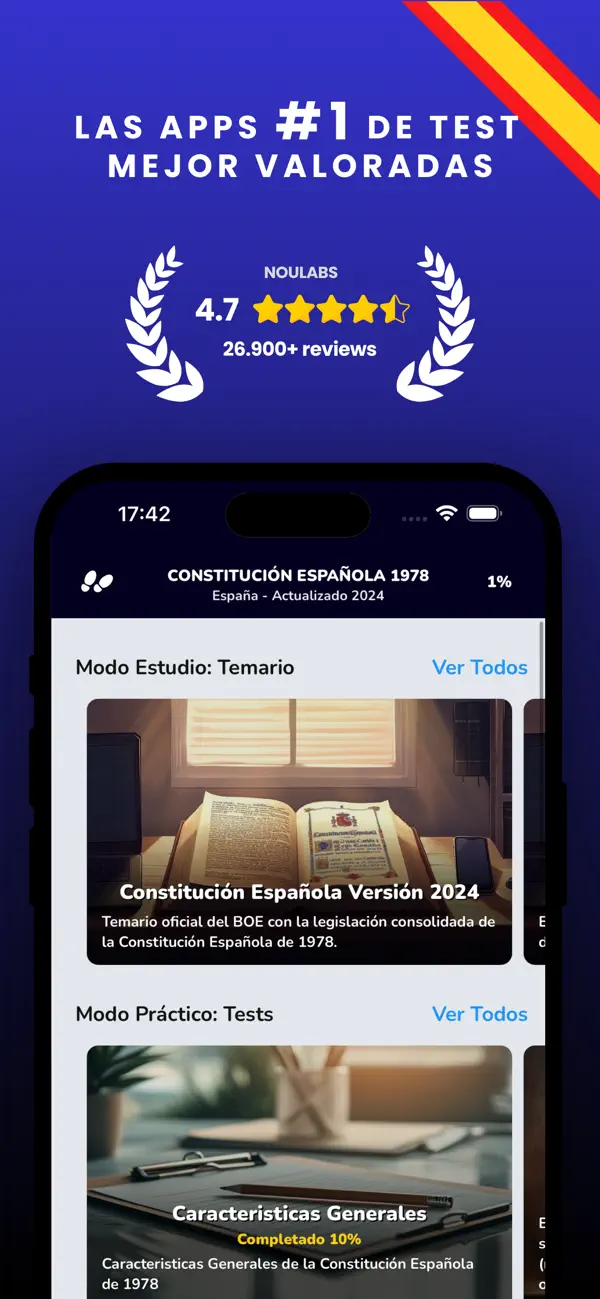 Screenshot #1 pour La Constitución Española 1978