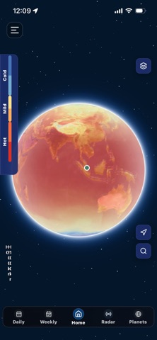 SkyFlow Weather iPhone screenshot