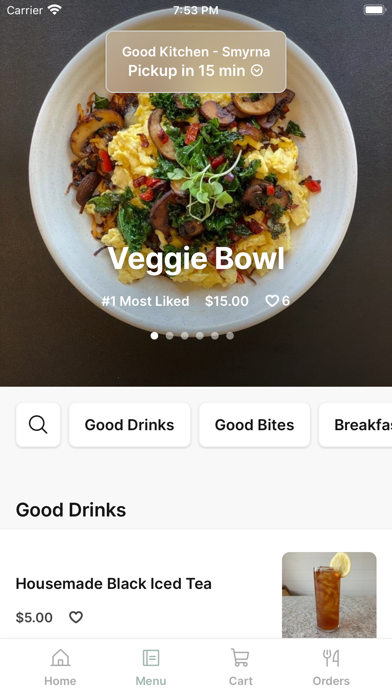 Good Kitchen GA iPhone screenshot 2 - Food & Drink app
