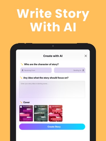 Text Story: Chat Story Maker iPad screenshot