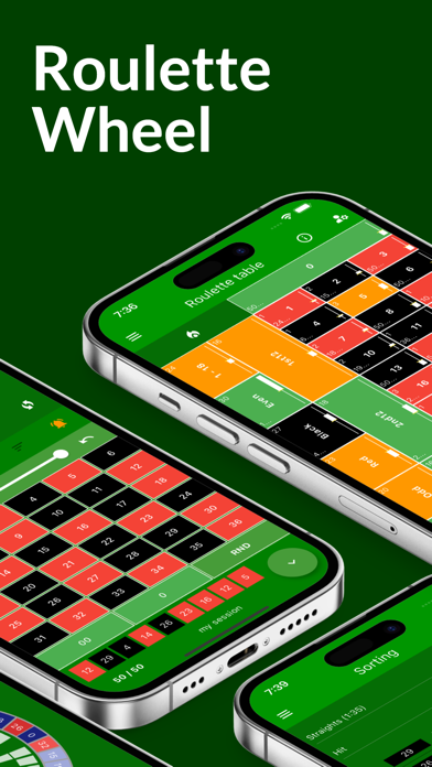 Roulette Dashboard: Casino App Screenshot