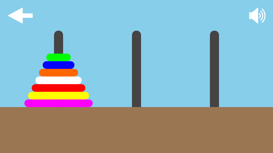 #2. - Tower of Hanoi - (iOS) 由: Dmytro Siedukhin