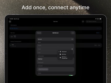VVTerm: Native SSH Client iPad screenshot 2