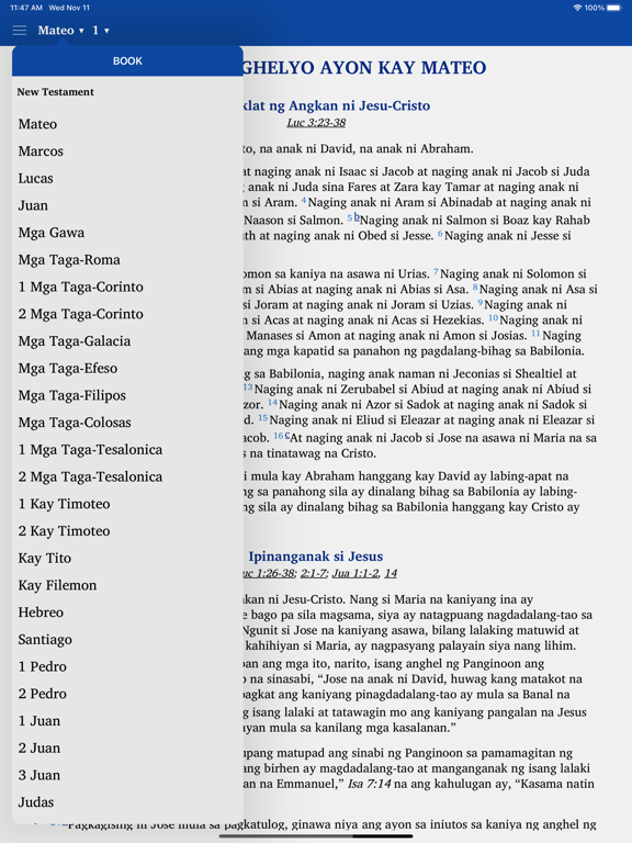 Screenshot #5 pour Tagalog New Testament