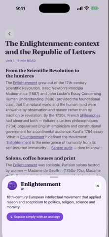 QCAA Study Modern History iPhone screenshot