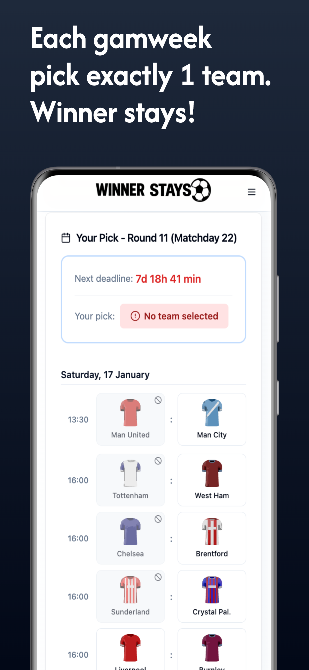 Winner Stays - Prediction Game screenshot 3