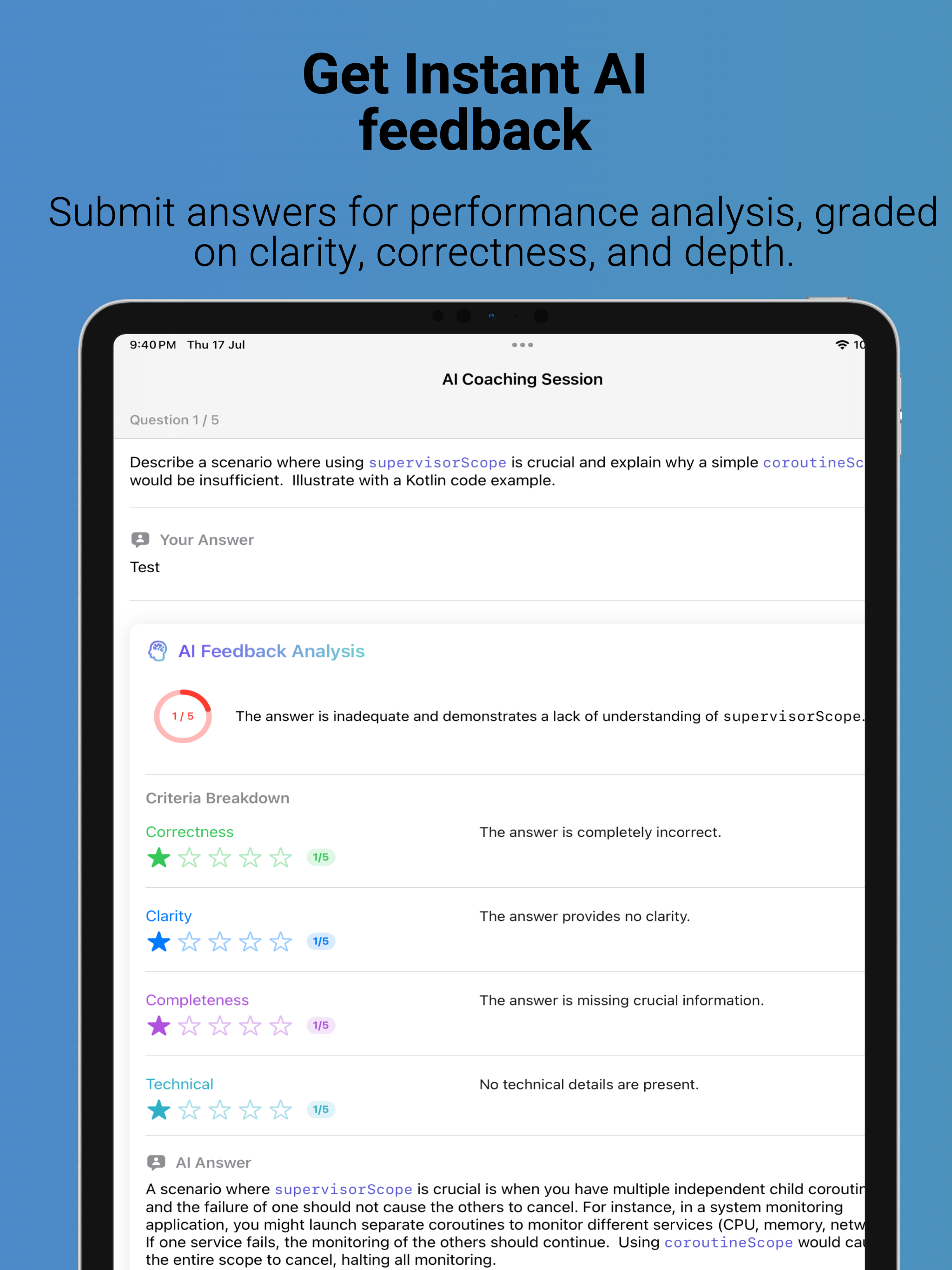InterviewGenie: Prep Android