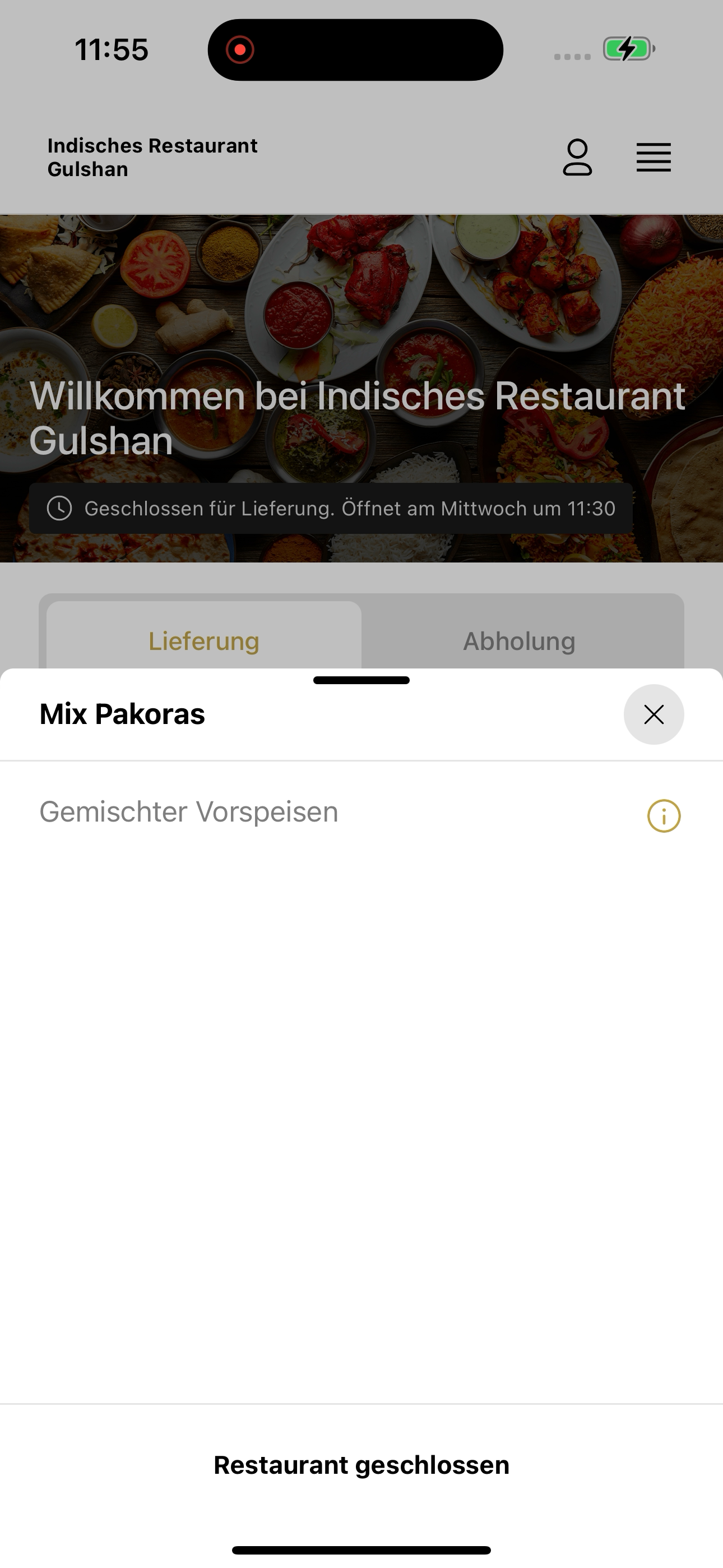 Indisches Restaurant Gulshan screenshot 4