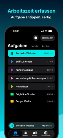 Timemator: Zeiterfassung — Screenshot 1