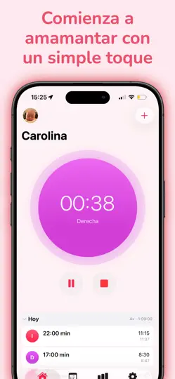 Captura de pantalla de Diario De Lactancia en iPhone 2