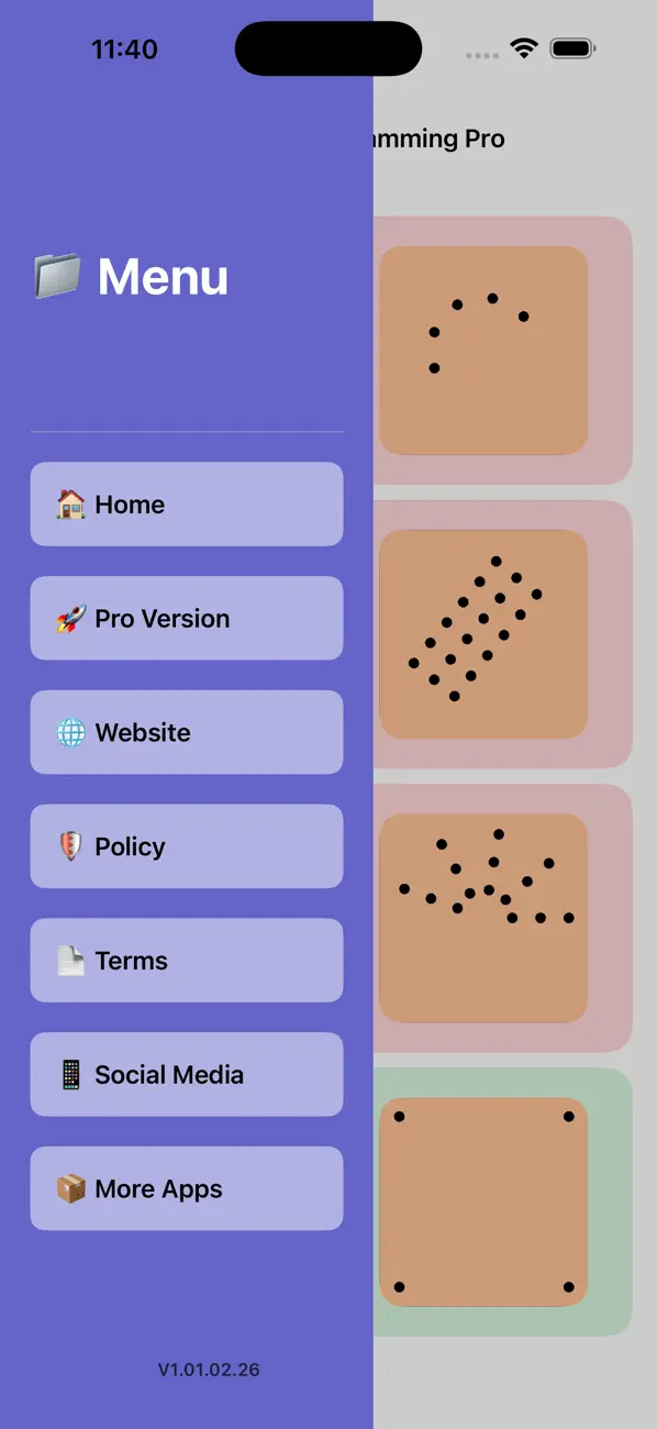 #2. Hole Pattern Programming App (iOS) By: Shekhar Aggarwal