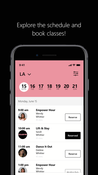 Empowered WSF iPhone screenshot 3 - Health & Fitness app