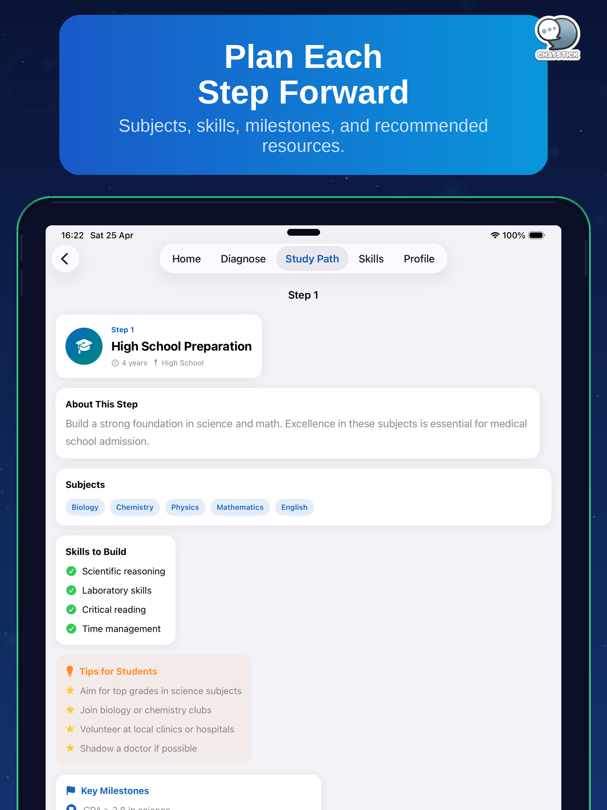 MedCareer Guide by ChatStick