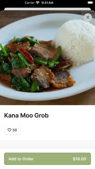 Thai Canteen, Sacramento iPhone screenshot 3 - Food & Drink app