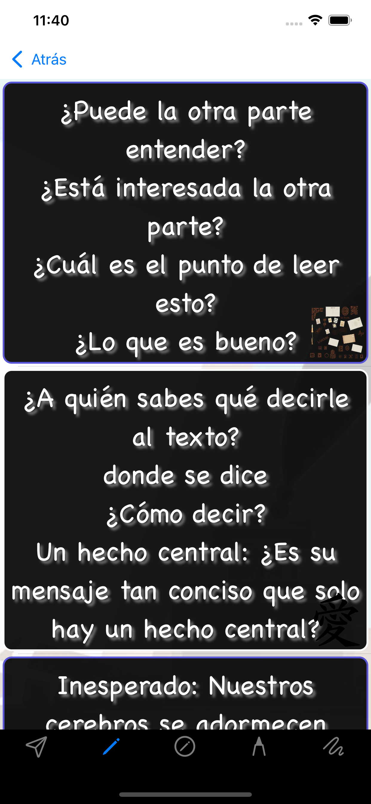 Excelente redacción