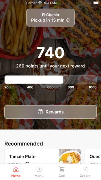 El Chapin iPhone screenshot 1 - Food & Drink app