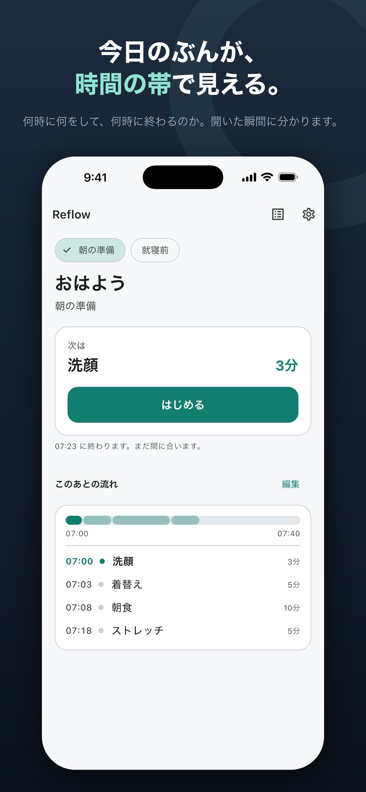 Screenshot 4 of Reflow 時間がない日の段取り