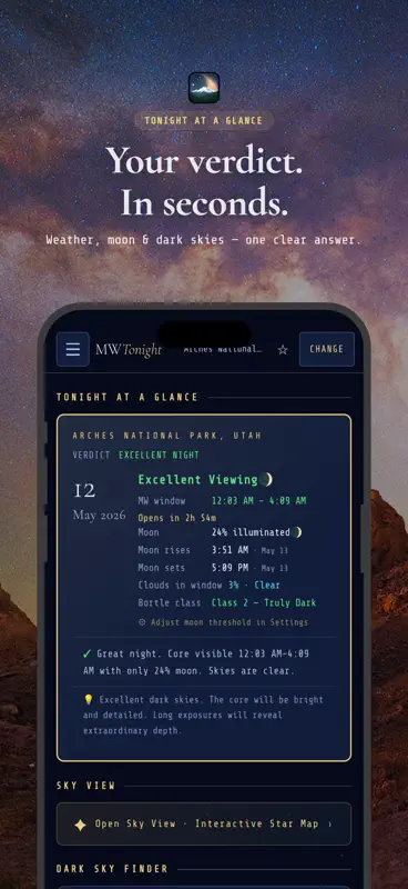 Milky Way Tonight screenshot 2 of 7