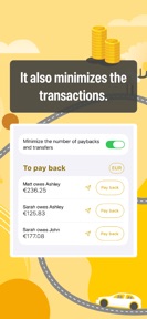 Banana Split, Bill & Expenses screenshot