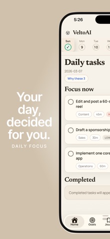 VeltoAI: AI Daily Planner screenshot