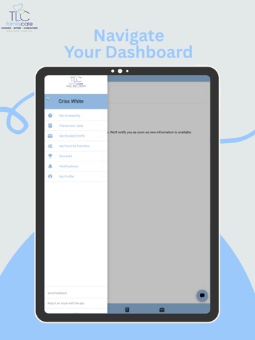 TLC Family Care iPad screenshot
