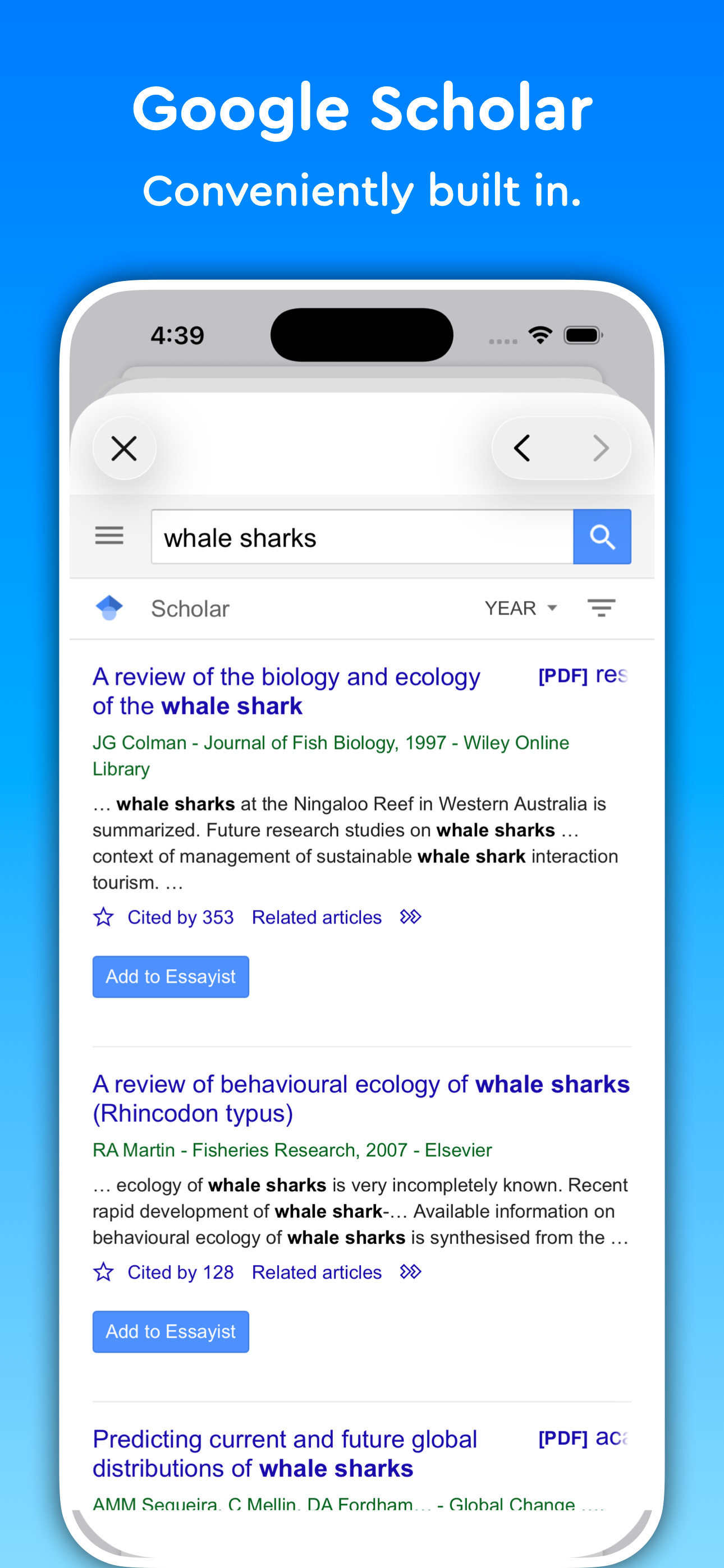 Essayist: Academic Writing App screenshot 8