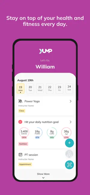 Yump Fitness screenshot 2