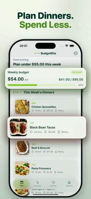 BudgetBite: Budget Meal Plans screenshot 2