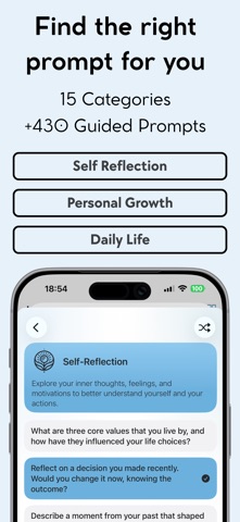 Daily Journal Prompts & Diary iPhone screenshot