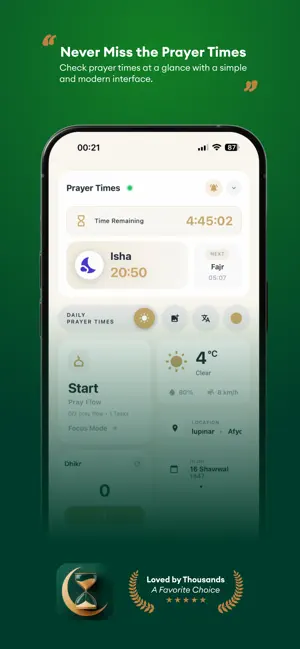 Khushu Azan Time screenshot 1